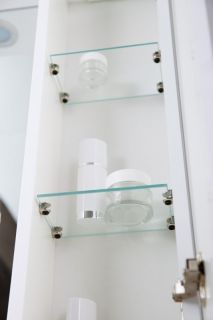 Зеркальный шкаф BelBagno с подсветкой правосторонний 60x75см Bianco Lucido MARINO-SPC-600/750-1A-BL-P-R